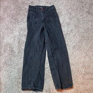 Universal Thread Dark Gray Straight Leg Jeans